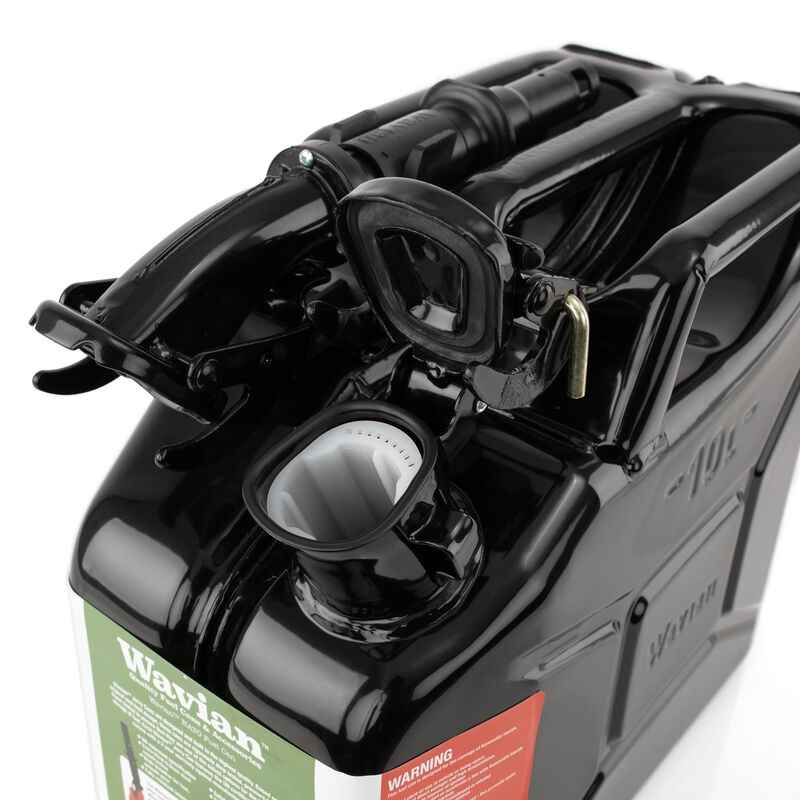 Wavian Gas Can Black 10 Liter, , large image number 1